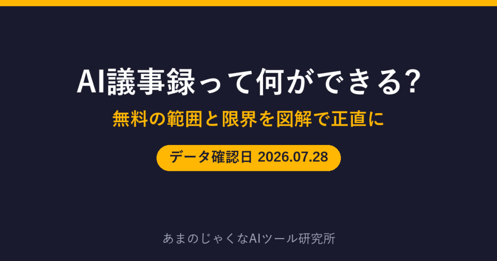 AI議事録とは何かの解説記事のアイキャッチ画像